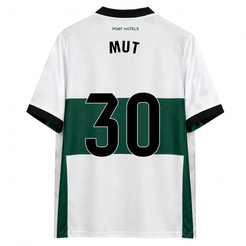 גברים Joan Mut #30 ירוק לבן אדום ג'רזי ביתית 2026/27 חולצה קצרה