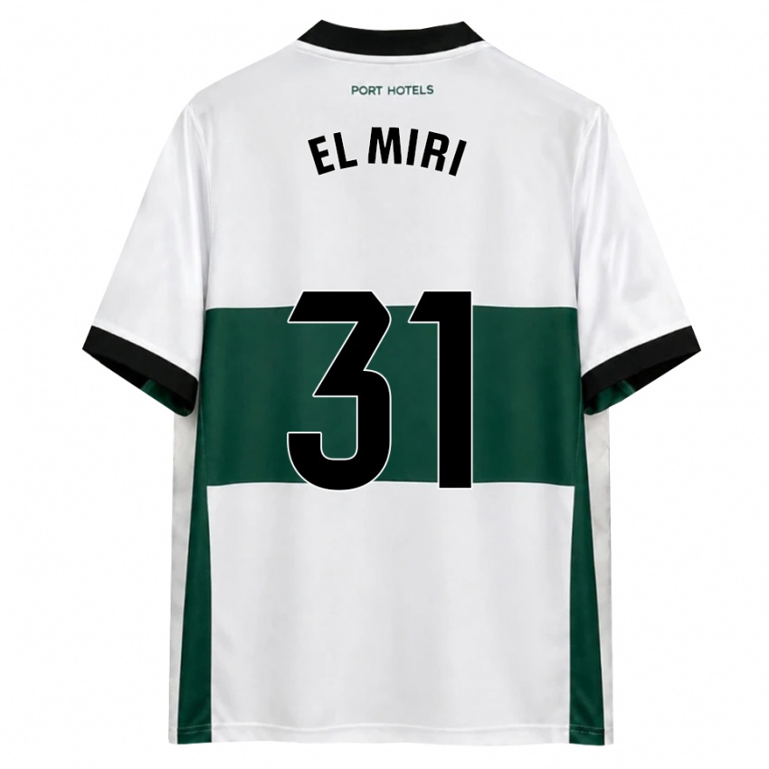 גברים Walid El Miri #31 ירוק לבן אדום ג'רזי ביתית 2026/27 חולצה קצרה