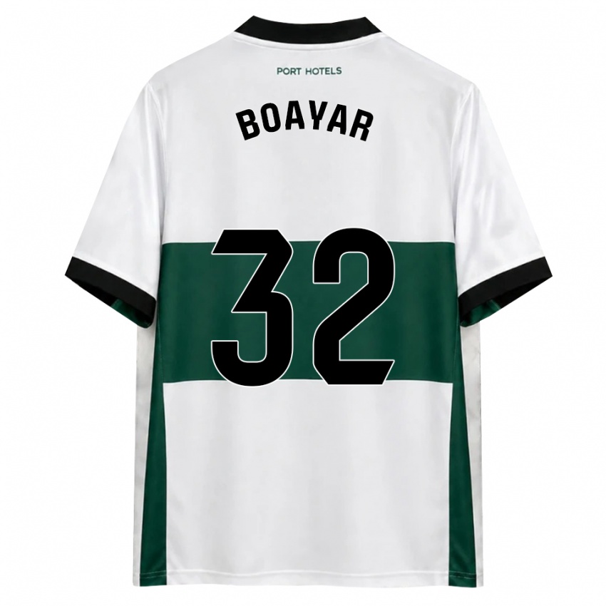 גברים Adam Boayar #32 ירוק לבן אדום ג'רזי ביתית 2026/27 חולצה קצרה