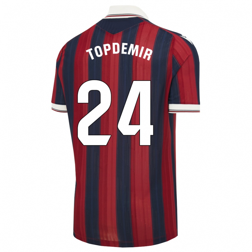 גברים Karan Topdemir #24 כחול חצות אדום ג'רזי ביתית 2026/27 חולצה קצרה