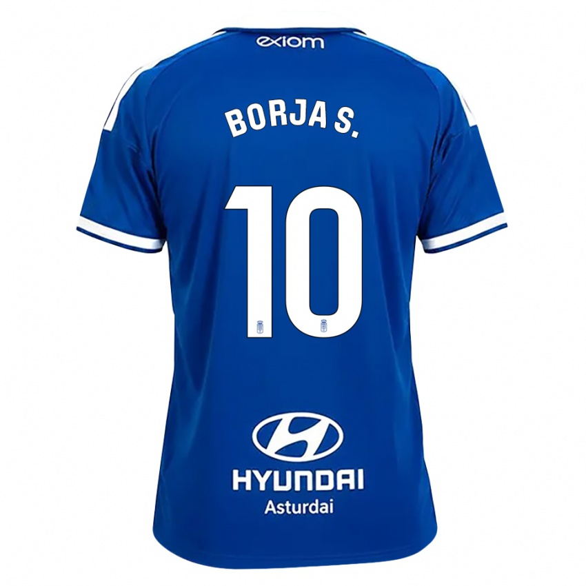 גברים בורחה סאנצ'ס לבורדה #10 כחול בינוני לבן ג'רזי ביתית 2026/27 חולצה קצרה