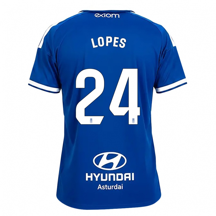 גברים Marcos Lopes #24 כחול בינוני לבן ג'רזי ביתית 2026/27 חולצה קצרה