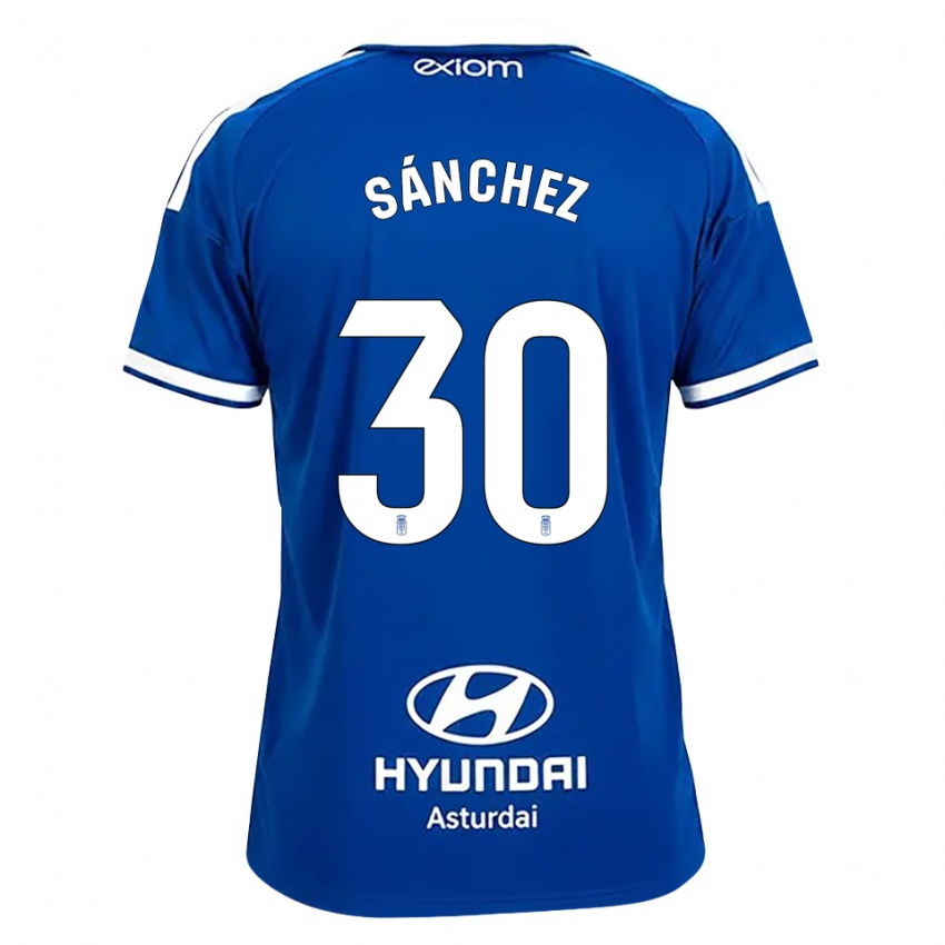 גברים Marcos Sánchez #30 כחול בינוני לבן ג'רזי ביתית 2026/27 חולצה קצרה