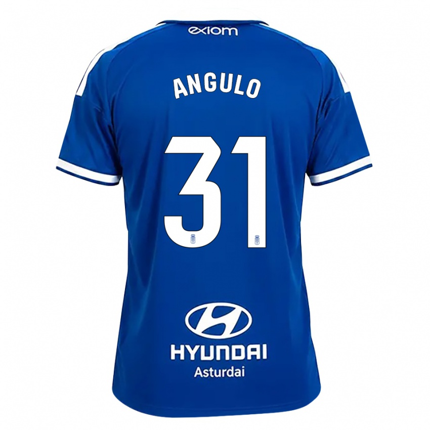 גברים Isi Angulo #31 כחול בינוני לבן ג'רזי ביתית 2026/27 חולצה קצרה