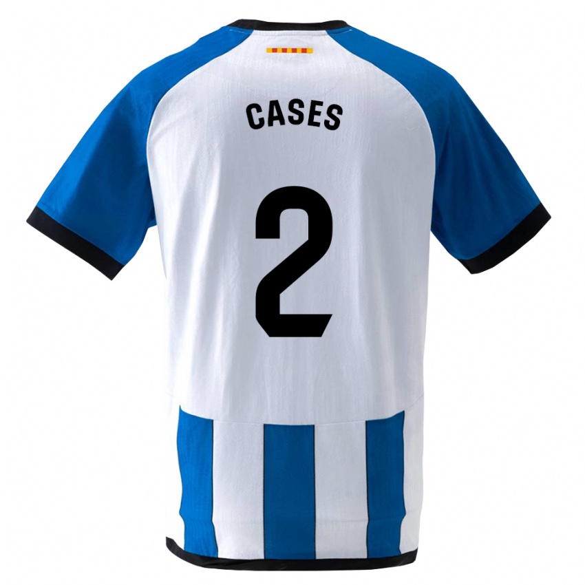 גברים Arnau Cases #2 כחול לבן מלכותי ג'רזי ביתית 2026/27 חולצה קצרה