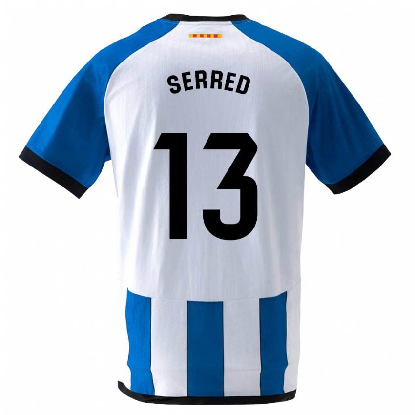 גברים Llorenç Serred #13 כחול לבן מלכותי ג'רזי ביתית 2026/27 חולצה קצרה