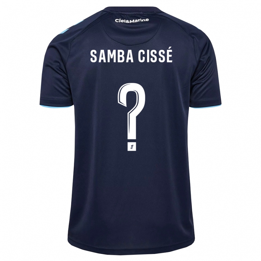 גברים Papa Samba Cissé #0 כחול חצות תכלת ג'רזי ביתית 2026/27 חולצה קצרה