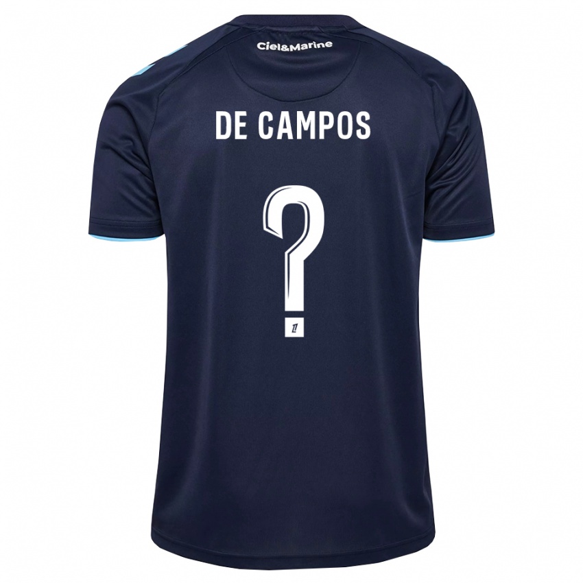 גברים Malo De Campos #0 כחול חצות תכלת ג'רזי ביתית 2026/27 חולצה קצרה