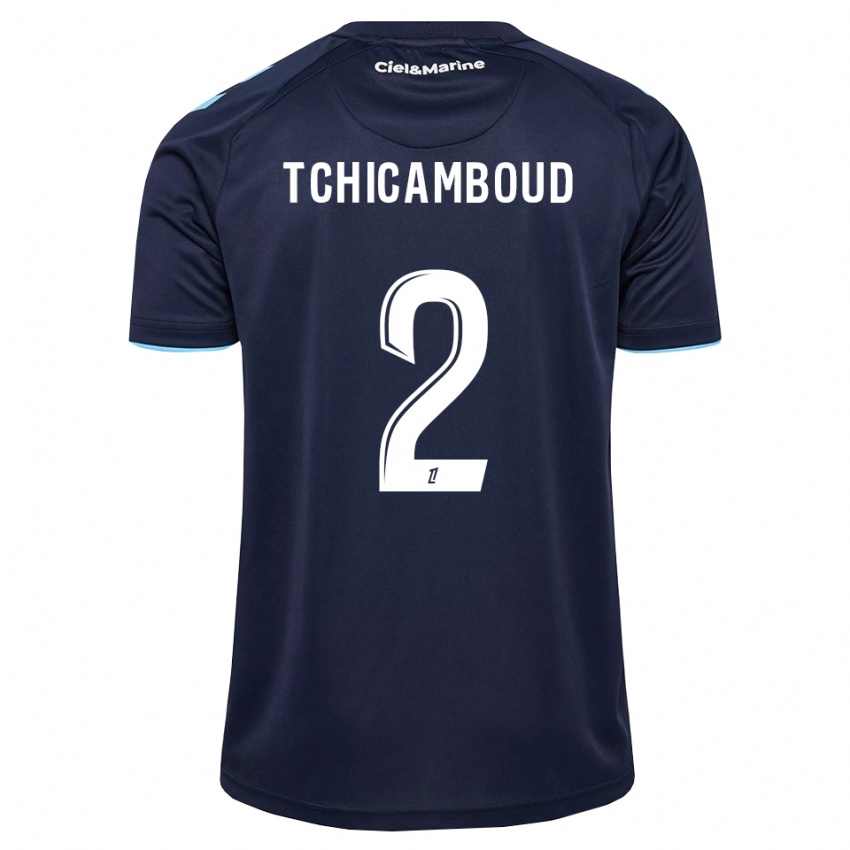 גברים Steed Tchicamboud #2 כחול חצות תכלת ג'רזי ביתית 2026/27 חולצה קצרה