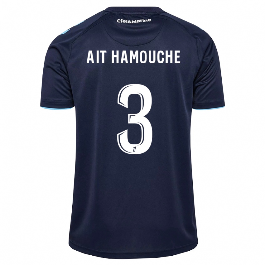 גברים Massyl Ait Hamouche #3 כחול חצות תכלת ג'רזי ביתית 2026/27 חולצה קצרה