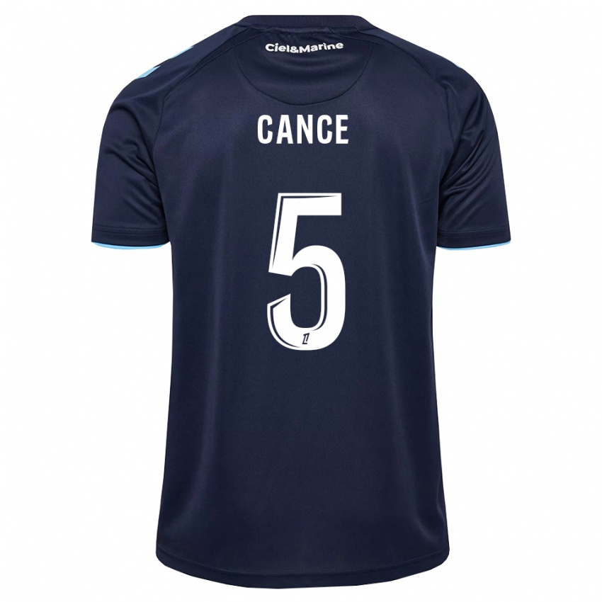 גברים Laurie Cance #5 כחול חצות תכלת ג'רזי ביתית 2026/27 חולצה קצרה