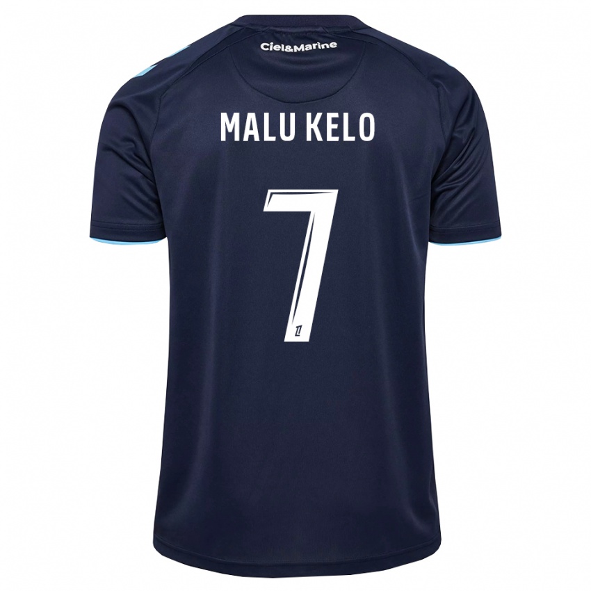 גברים Yohann Malu Kelo #7 כחול חצות תכלת ג'רזי ביתית 2026/27 חולצה קצרה