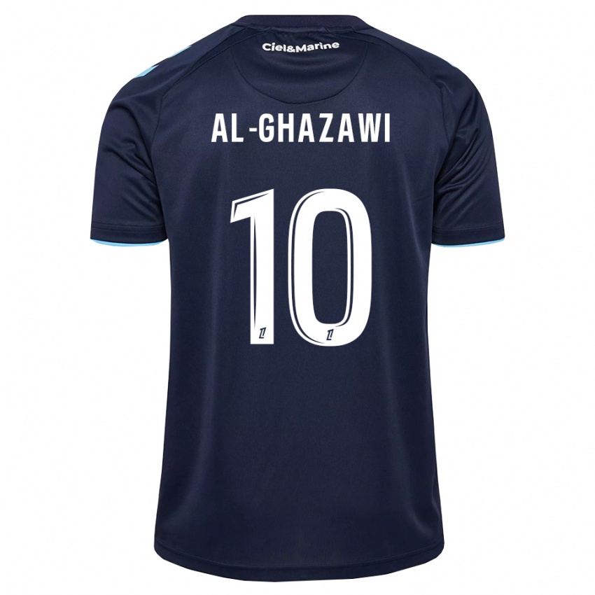 גברים Zayn Al-Ghazawi #10 כחול חצות תכלת ג'רזי ביתית 2026/27 חולצה קצרה