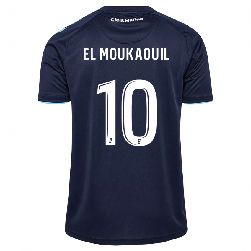 גברים Mohamed El Moukaouil #10 כחול חצות תכלת ג'רזי ביתית 2026/27 חולצה קצרה