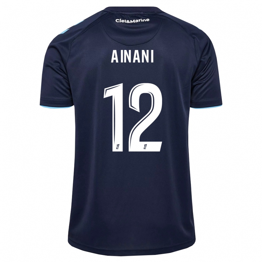 גברים Sufyan Ainani #12 כחול חצות תכלת ג'רזי ביתית 2026/27 חולצה קצרה