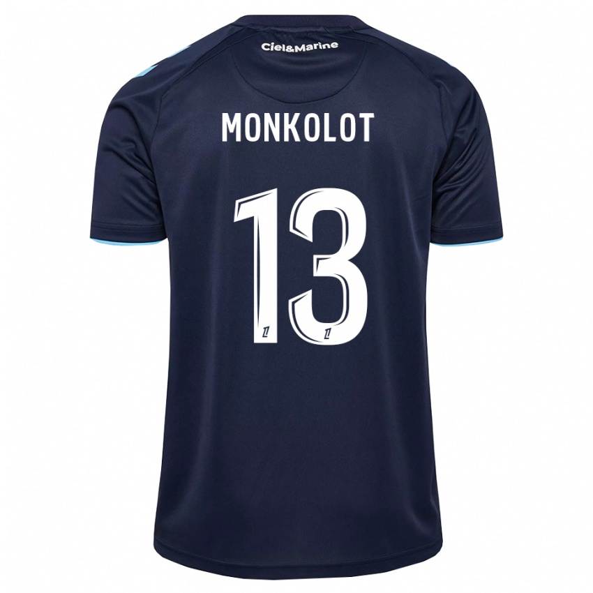 גברים Yanis Monkolot #13 כחול חצות תכלת ג'רזי ביתית 2026/27 חולצה קצרה