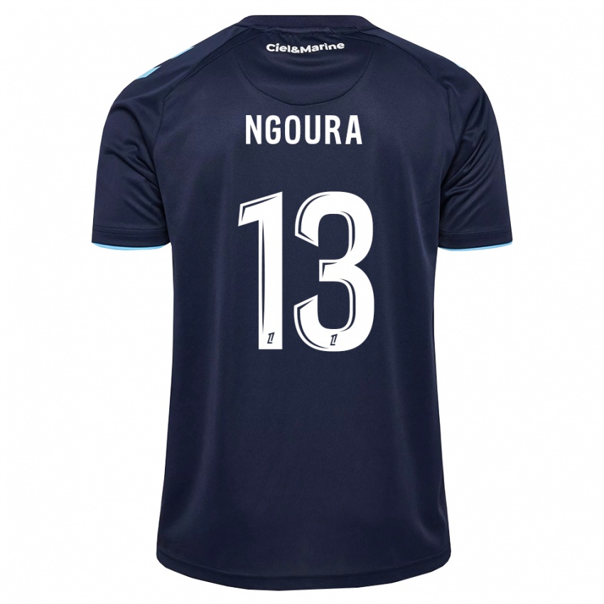 גברים Steve Ngoura #13 כחול חצות תכלת ג'רזי ביתית 2026/27 חולצה קצרה
