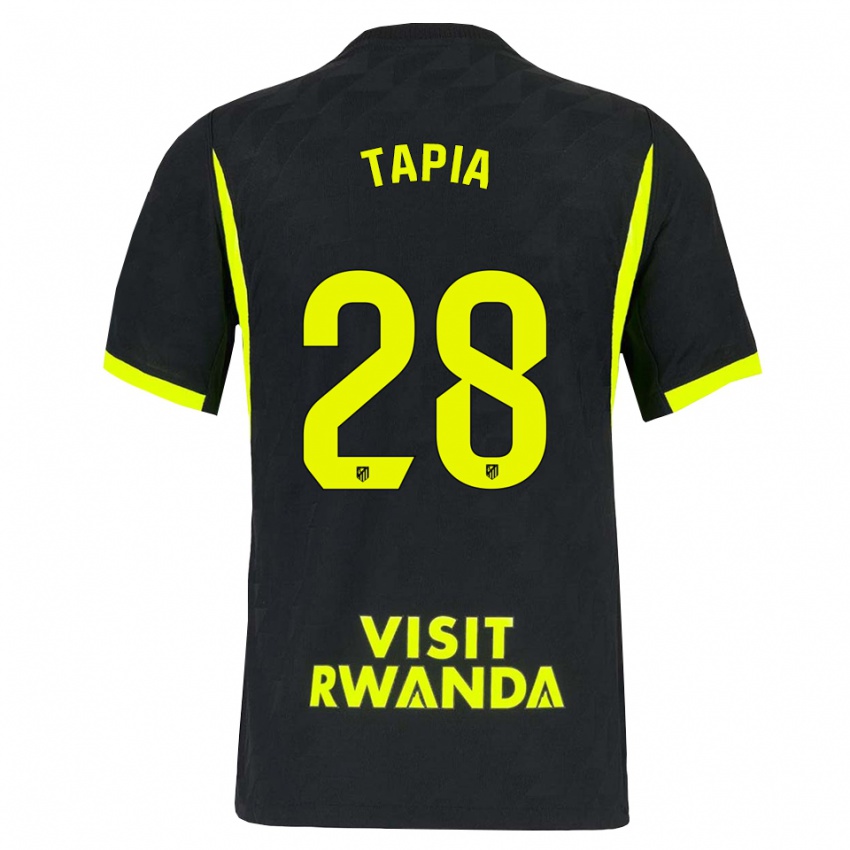 גברים Unai Tapia #28 ירוק בהיר שחור הרחק ג'רזי 2026/27 חולצה קצרה