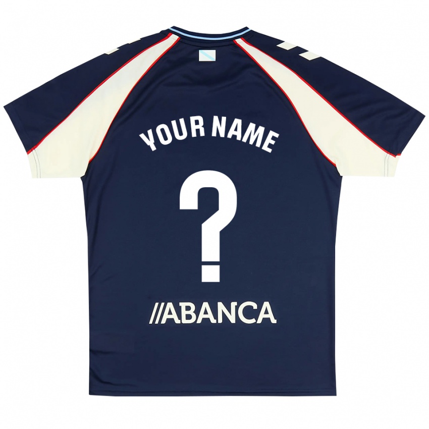 גברים השם שלך #0 כחול מלכותי אדום לבן הרחק ג'רזי 2026/27 חולצה קצרה