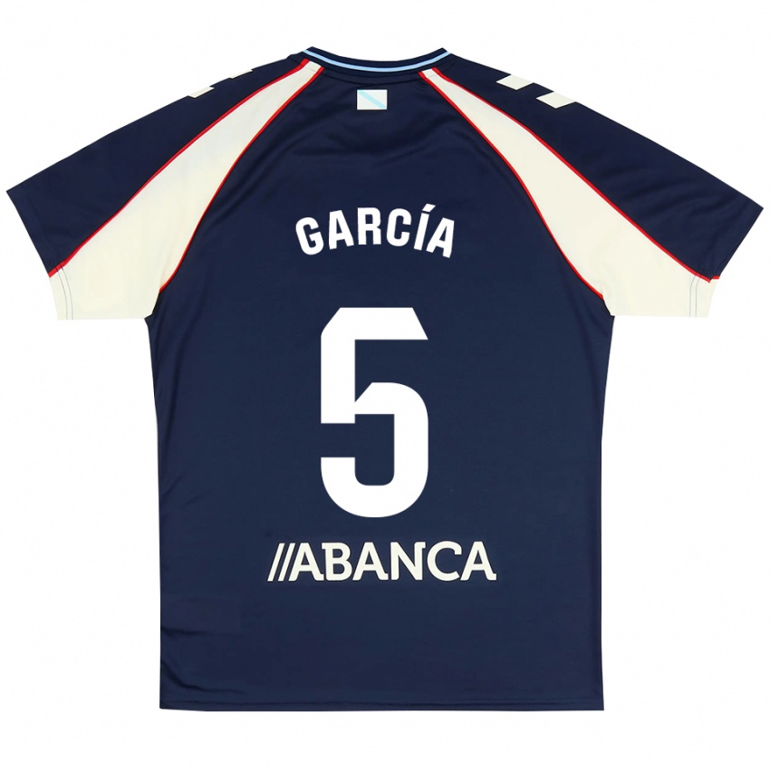 גברים Noa García #5 כחול מלכותי אדום לבן הרחק ג'רזי 2026/27 חולצה קצרה
