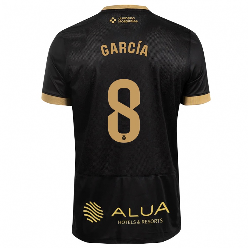 גברים Jandro García #8 חום חולי שחור אדום הרחק ג'רזי 2026/27 חולצה קצרה