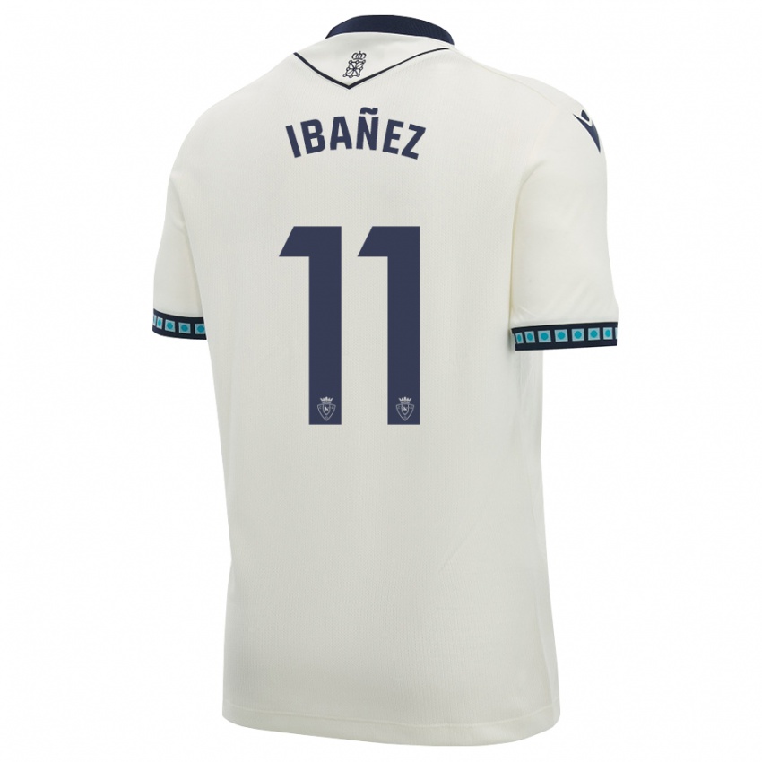גברים Lucas Ibañez #11 לבן שחור כחול שמיים בהיר הרחק ג'רזי 2026/27 חולצה קצרה