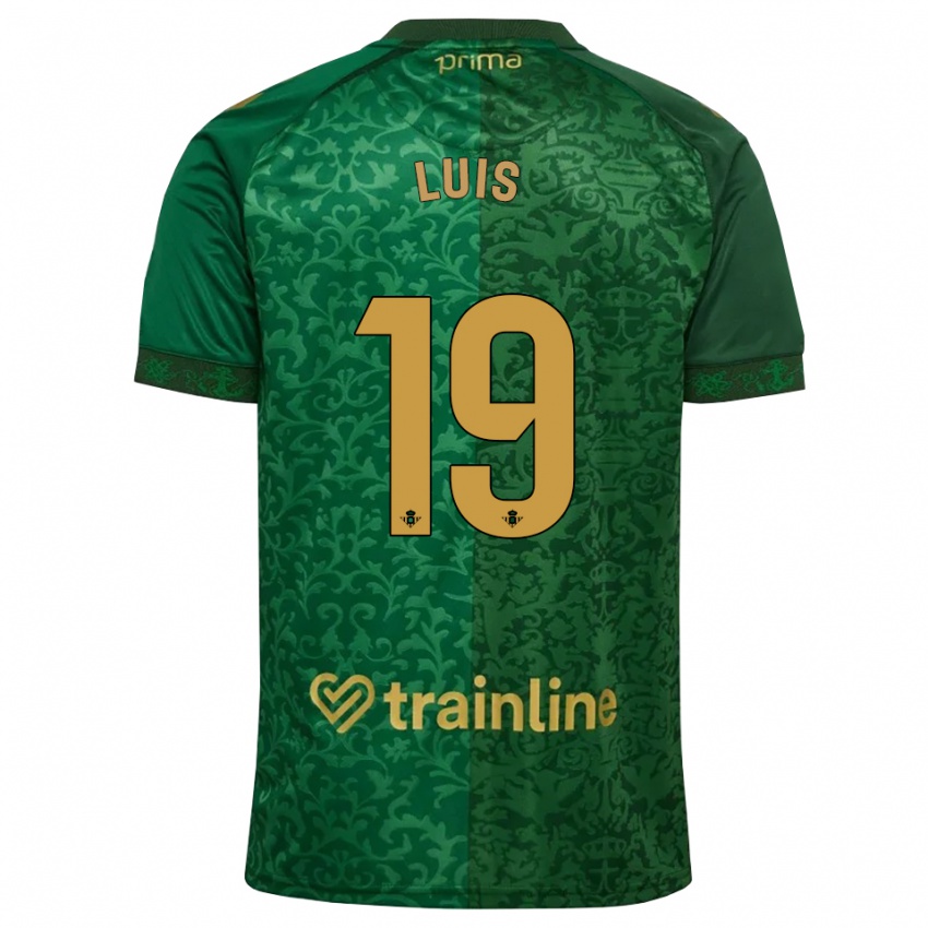 גברים Jorge Luis #19 ירוק יער אדמדם כהה הרחק ג'רזי 2026/27 חולצה קצרה