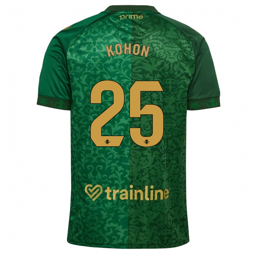 גברים Rudy Kohon #25 ירוק יער אדמדם כהה הרחק ג'רזי 2026/27 חולצה קצרה