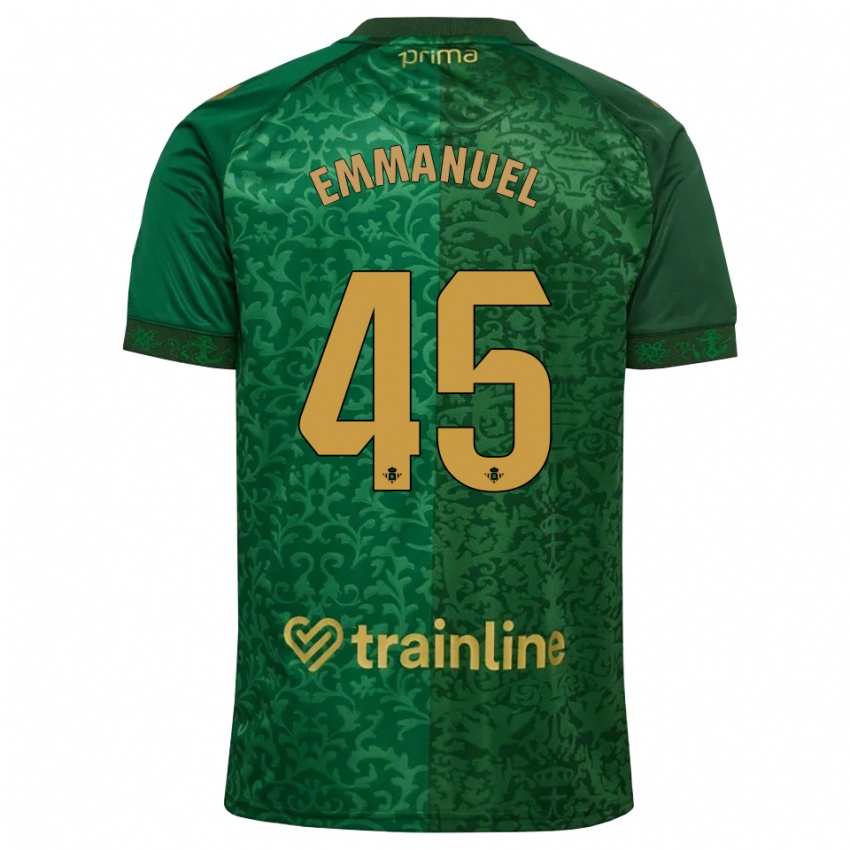 גברים Jean Emmanuel N'agoran #45 ירוק יער אדמדם כהה הרחק ג'רזי 2026/27 חולצה קצרה