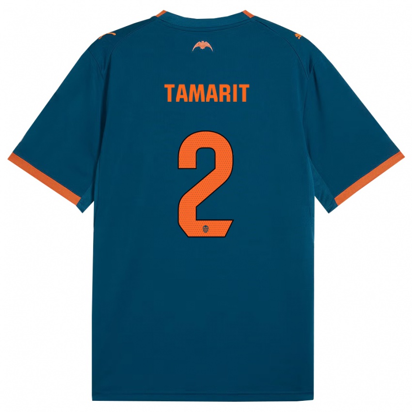 גברים Sara Tamarit #2 כחול דודג' כתום הרחק ג'רזי 2026/27 חולצה קצרה