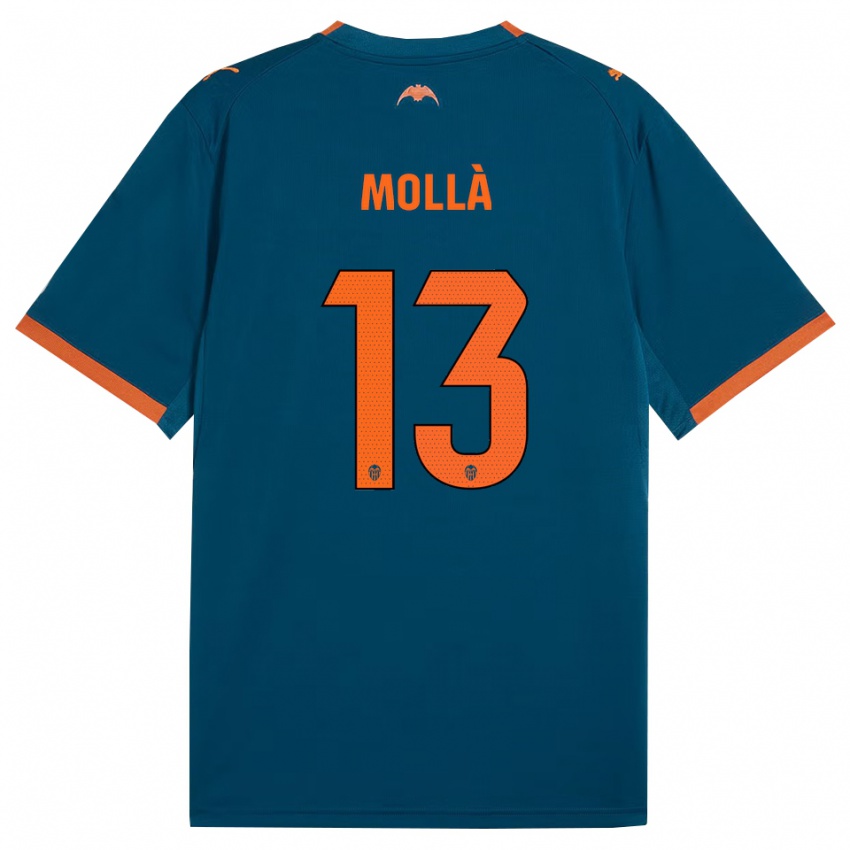 גברים Pablo Mollà #13 כחול דודג' כתום הרחק ג'רזי 2026/27 חולצה קצרה