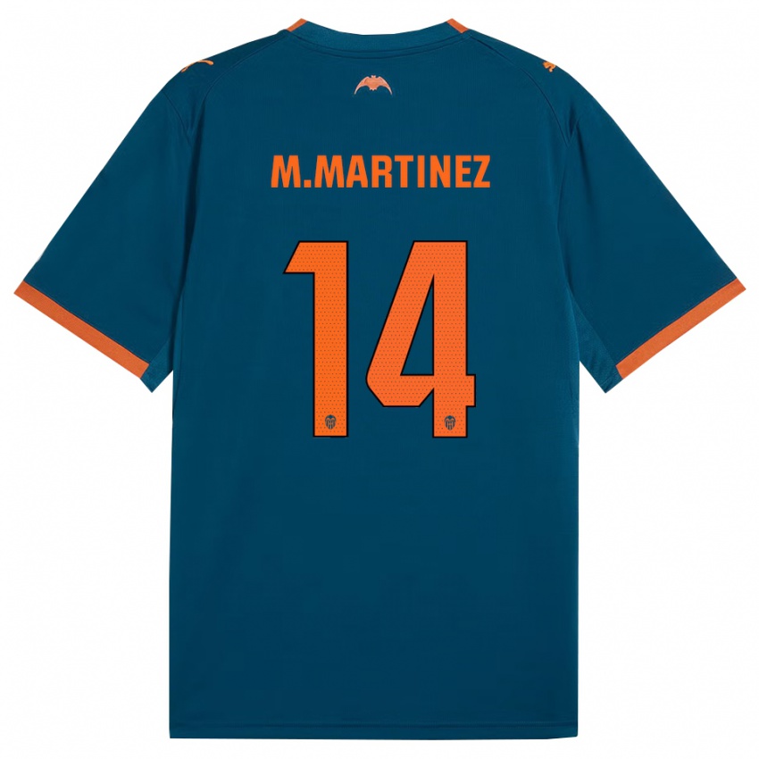 גברים Marc Martinez #14 כחול דודג' כתום הרחק ג'רזי 2026/27 חולצה קצרה