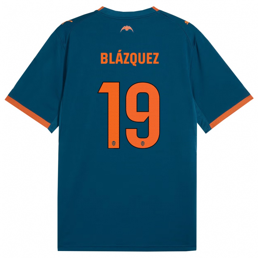 גברים Aimar Blázquez #19 כחול דודג' כתום הרחק ג'רזי 2026/27 חולצה קצרה