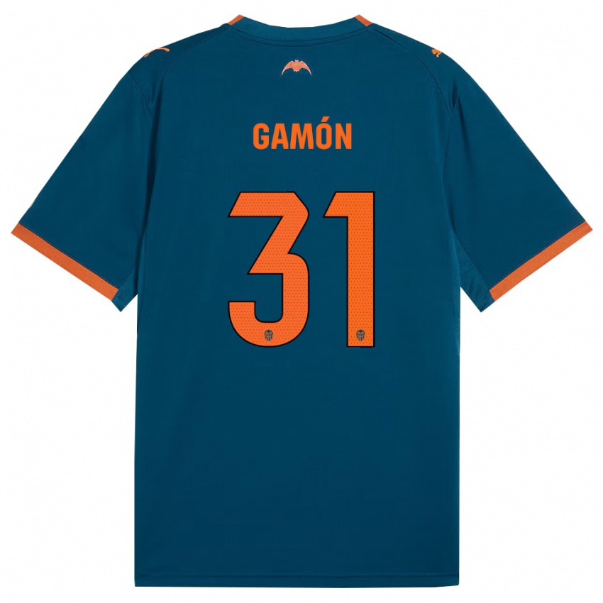 גברים Rodrigo Gamón #31 כחול דודג' כתום הרחק ג'רזי 2026/27 חולצה קצרה