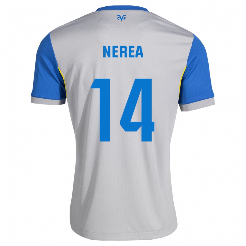 גברים Nerea Pérez #14 כחול דודג' אפור הרחק ג'רזי 2026/27 חולצה קצרה