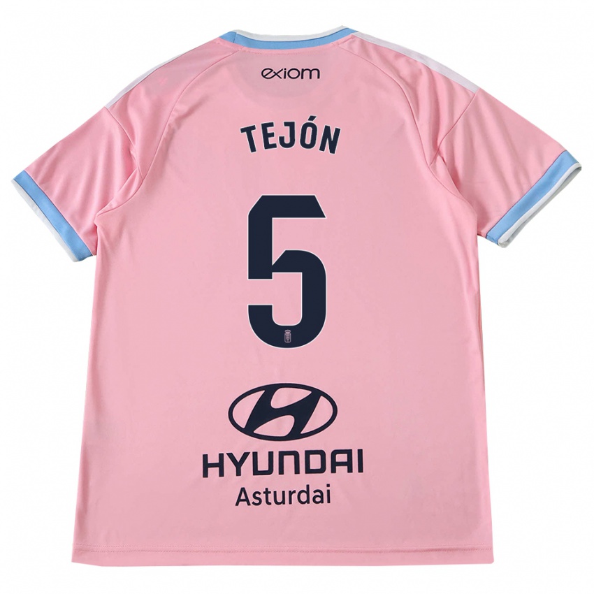 גברים Diego Tejón #5 כחול תירס ורוד הרחק ג'רזי 2026/27 חולצה קצרה
