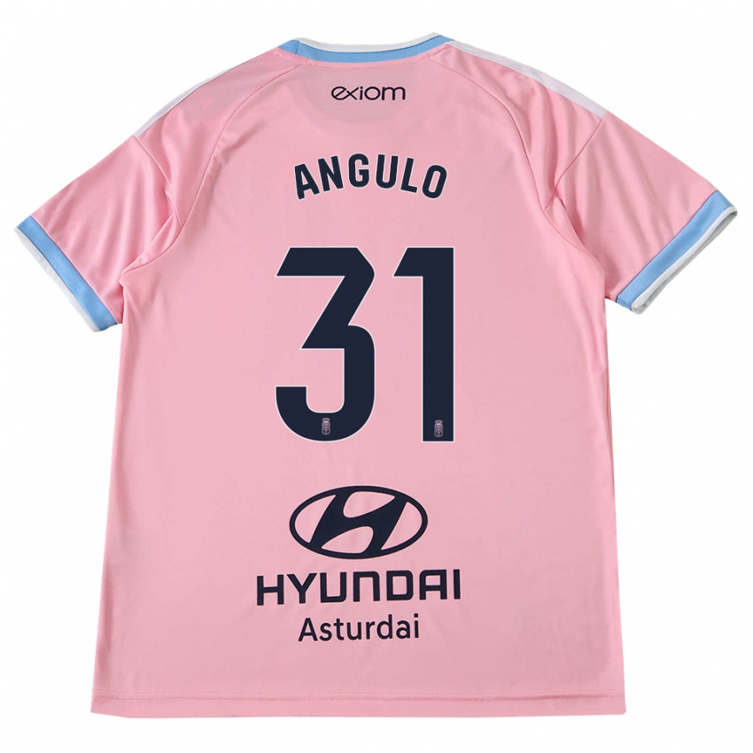 גברים Isi Angulo #31 כחול תירס ורוד הרחק ג'רזי 2026/27 חולצה קצרה