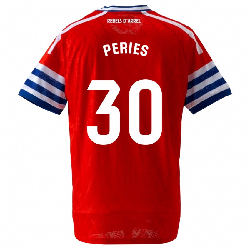 גברים Jan Peries #30 כחול מלכותי אדום הרחק ג'רזי 2026/27 חולצה קצרה