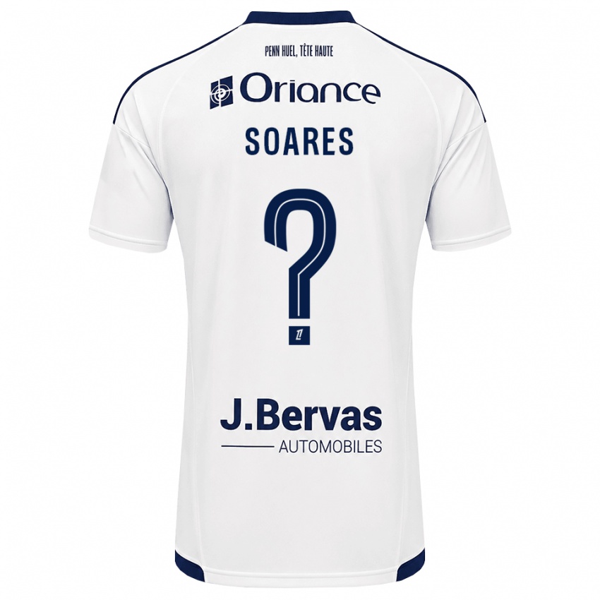 גברים Louane Das Neves Soares #0 כחול צי לבן הרחק ג'רזי 2026/27 חולצה קצרה