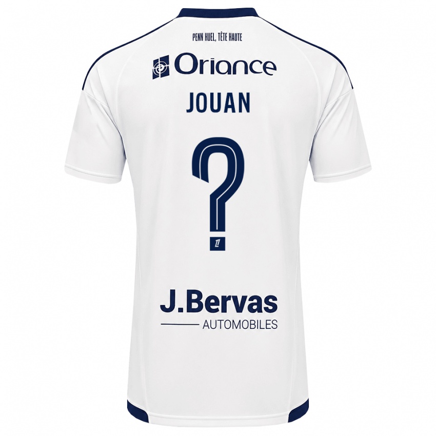 גברים Léonie Jouan #0 כחול צי לבן הרחק ג'רזי 2026/27 חולצה קצרה