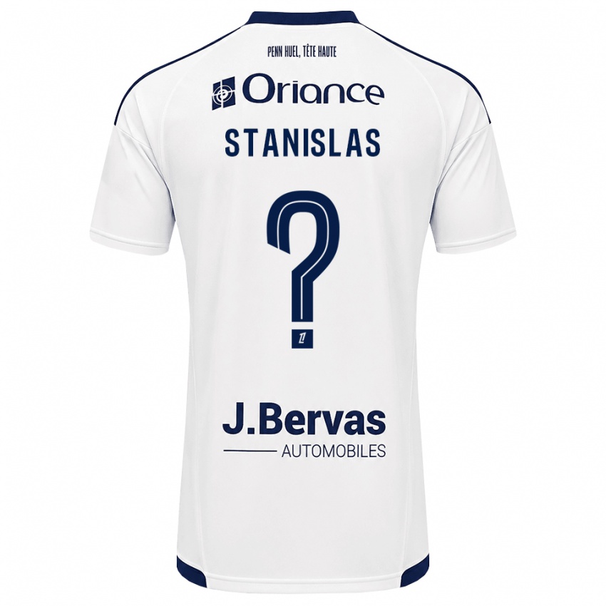 גברים Lohys Stanislas #0 כחול צי לבן הרחק ג'רזי 2026/27 חולצה קצרה