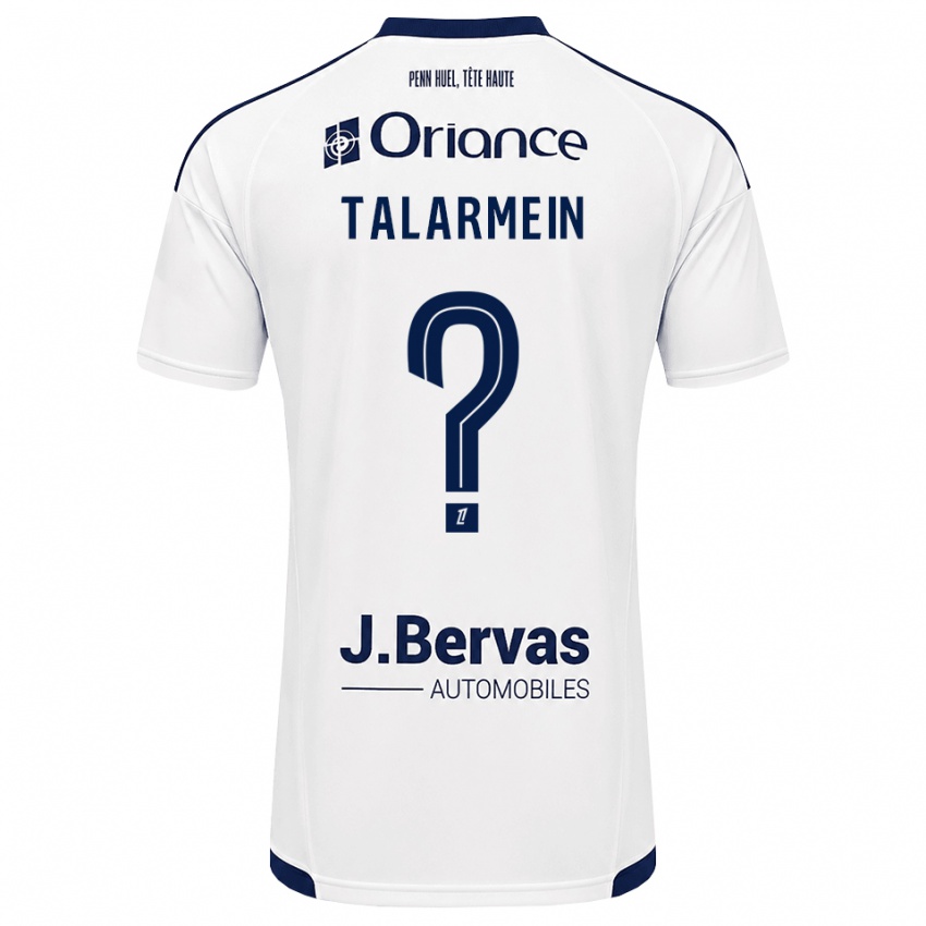 גברים Manon Talarmein #0 כחול צי לבן הרחק ג'רזי 2026/27 חולצה קצרה