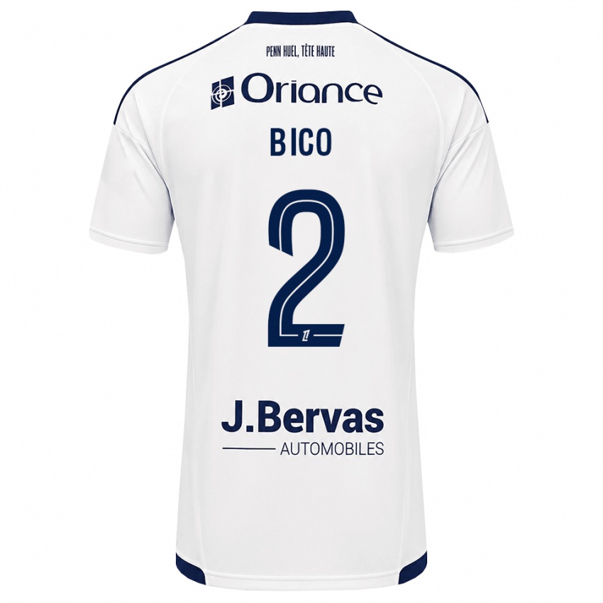 גברים Angelo Bico #2 כחול צי לבן הרחק ג'רזי 2026/27 חולצה קצרה