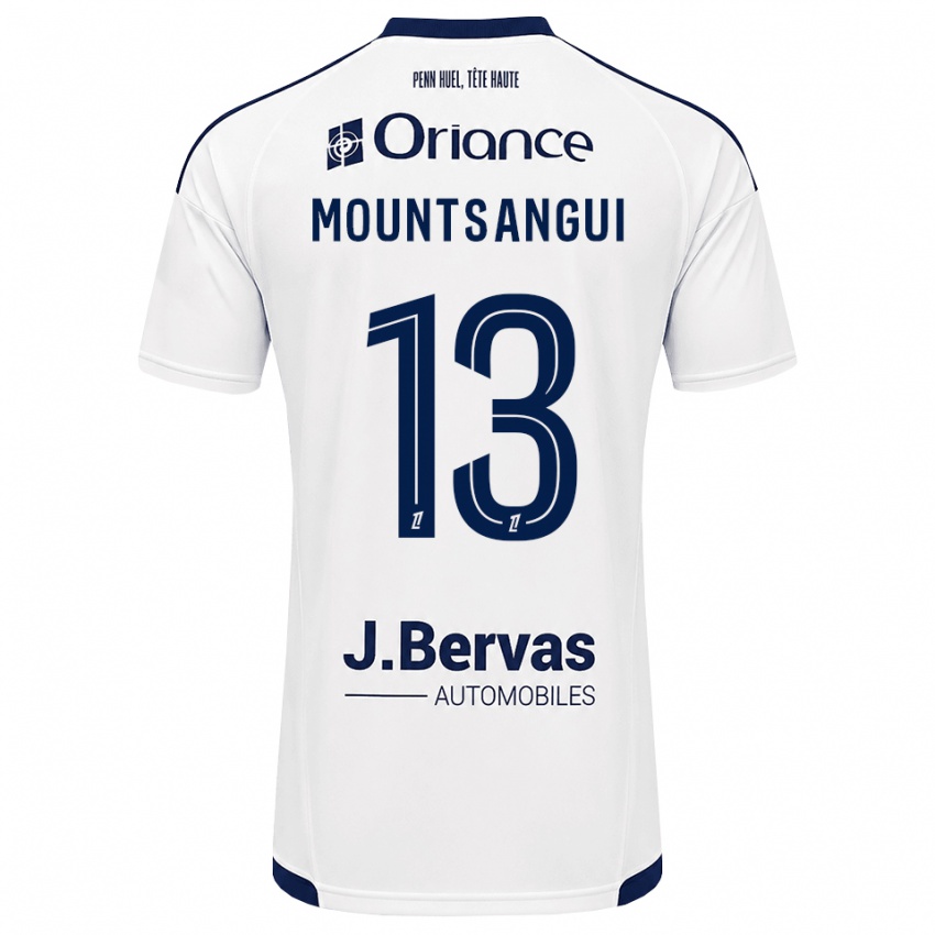 גברים Warren Mountsangui #13 כחול צי לבן הרחק ג'רזי 2026/27 חולצה קצרה