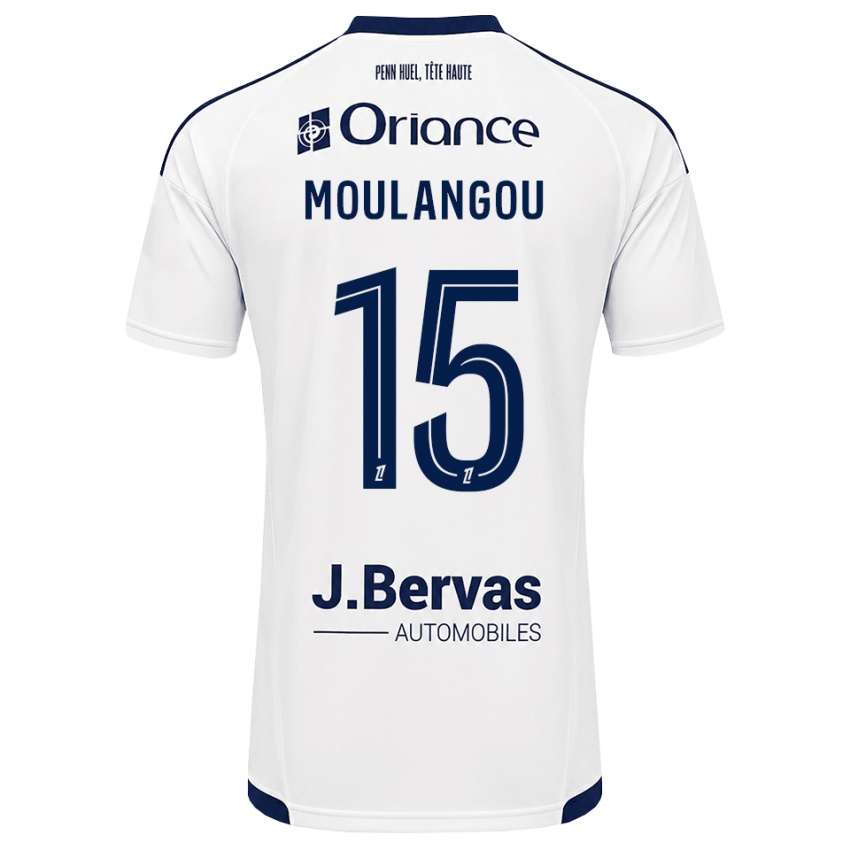 גברים Kenan Moulangou #15 כחול צי לבן הרחק ג'רזי 2026/27 חולצה קצרה