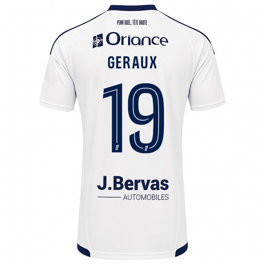 גברים Noan Geraux #19 כחול צי לבן הרחק ג'רזי 2026/27 חולצה קצרה
