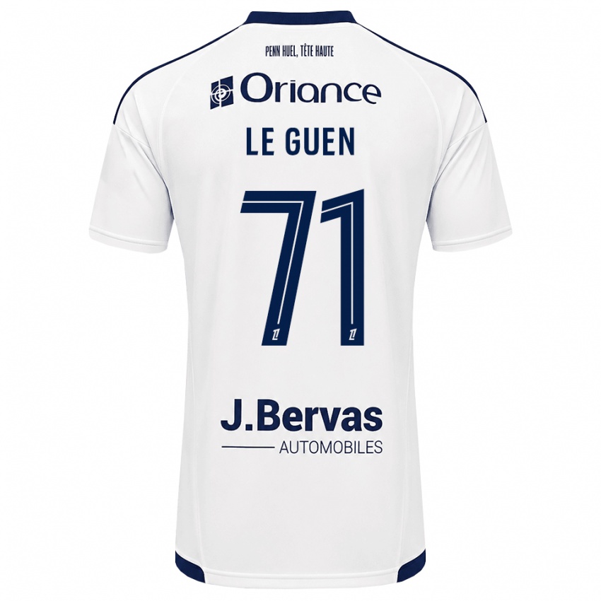גברים Raphaël Le Guen #71 כחול צי לבן הרחק ג'רזי 2026/27 חולצה קצרה