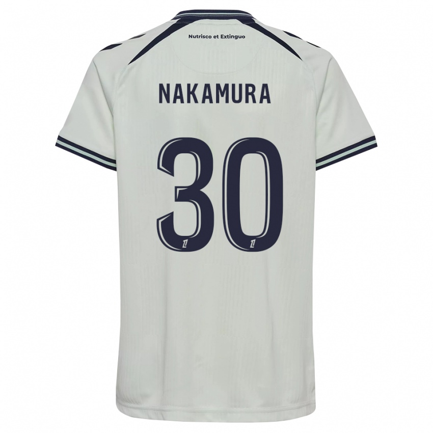גברים Sota Nakamura #30 כחול חצות לבן הרחק ג'רזי 2026/27 חולצה קצרה