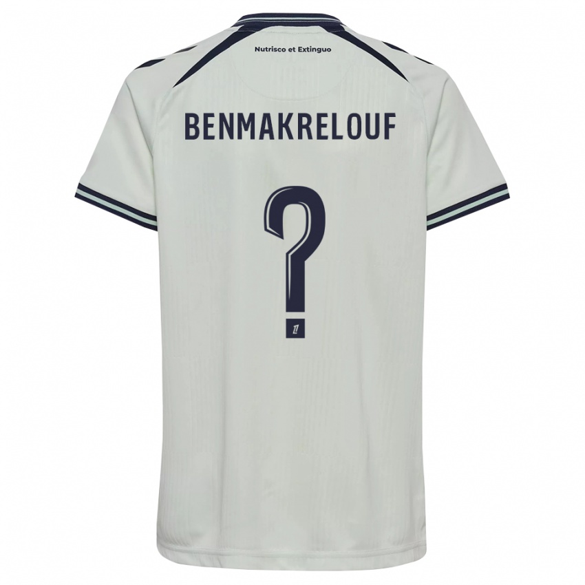 גברים Kwider Benmakrelouf #0 כחול חצות לבן הרחק ג'רזי 2026/27 חולצה קצרה