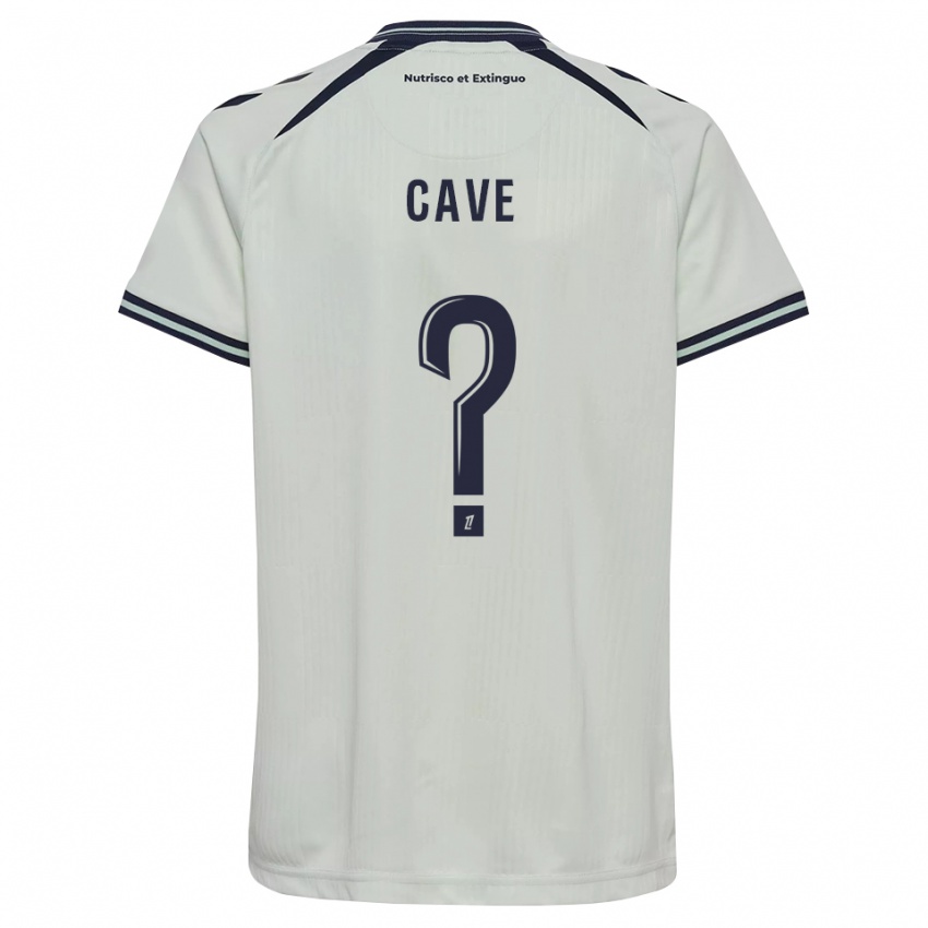 גברים Steven Cave #0 כחול חצות לבן הרחק ג'רזי 2026/27 חולצה קצרה